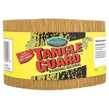 TANGLEFOOT Tree Wrap Sleeve, 50 ft L, 3 in W, Brown 462112